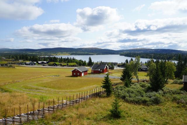 Beautiful penthouse with panoramic view at Sjusjøen