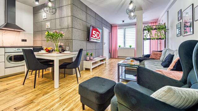 Apartament Angelika G1 z Prywatną Sauną, 3 sypialniami, 2 łazienkami - 5D Apartamenty