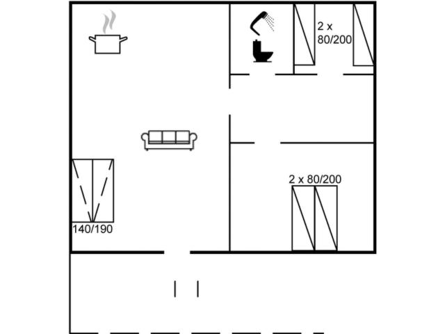 Apartment Seba - 500m from the sea in Bornholm by Interhome