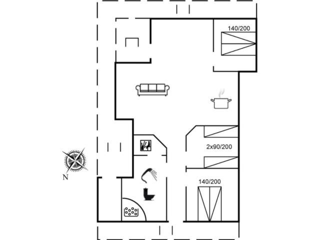 Holiday Home Cristine - 400m from the sea in Western Jutland by Interhome