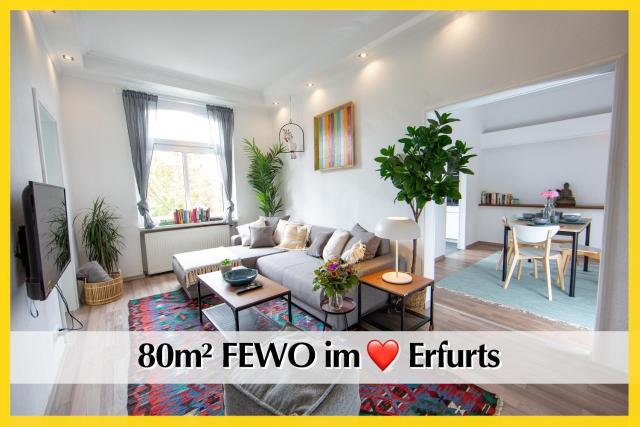 80m2 3R Wohnung mit privatem Parkplatz, Kingsize Betten, Smart-TV, etc