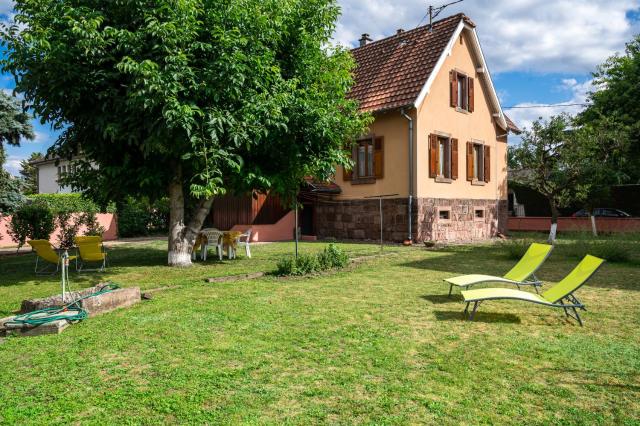 La Maison de Vacances de Colmar et son jardin