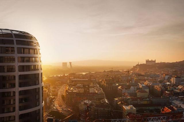 Castle view and city skyline view, Sky Park residence