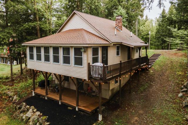 Waterfront Sebec Lake Home with Yard and Fire Pit