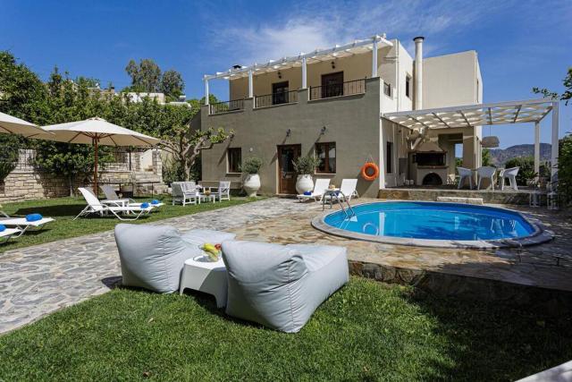 Villa Elodia with Pool & Garden in Heart of Crete