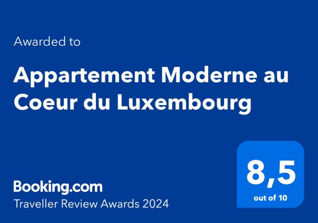 Appartement Moderne au Coeur du Luxembourg