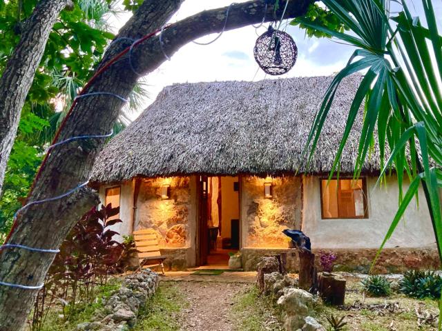 Encantadora Villa Maya tradicional en Rancho Agroecologico