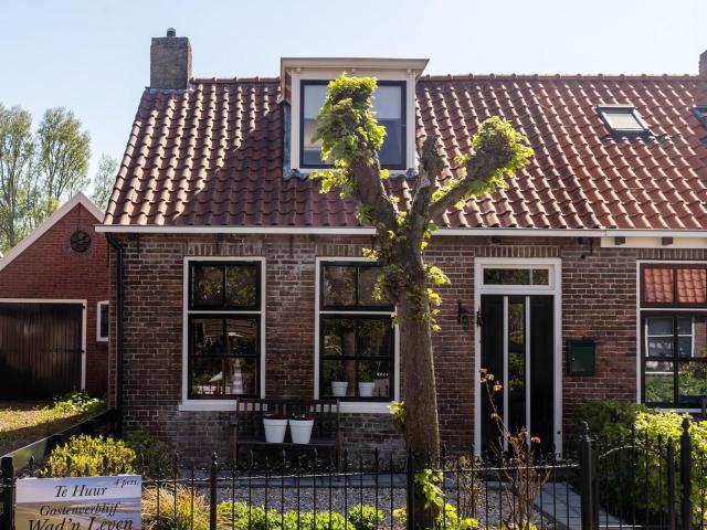 Atmospheric Wadden houses next to eachother