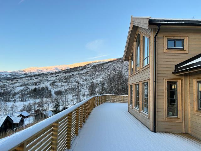 Hytte i Sogndal med panoramautsikt