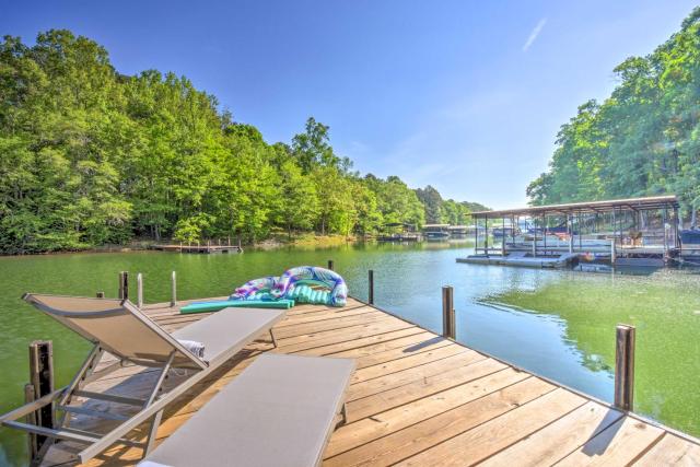 Lakefront Townville Gem with Boat Dock and Kayaks