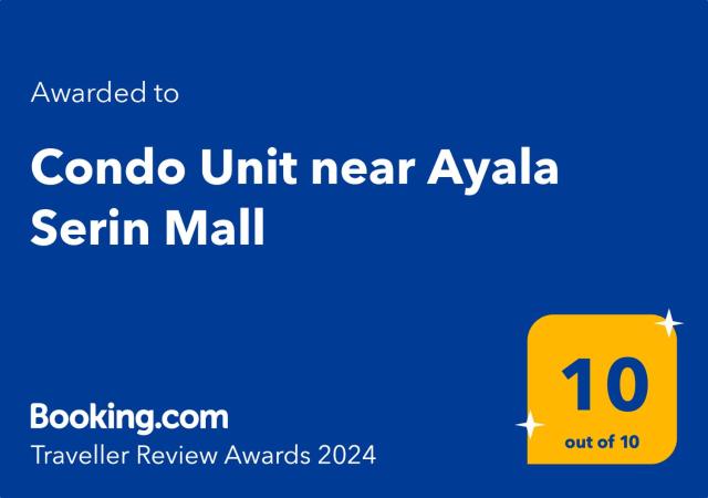 Condo Unit near Ayala Serin Mall