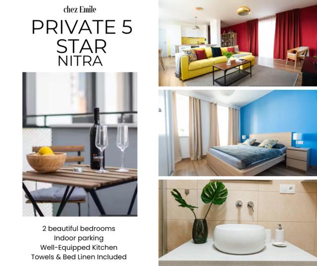 Chez Emile Private 5 star 3 room flat and in-door Pkg