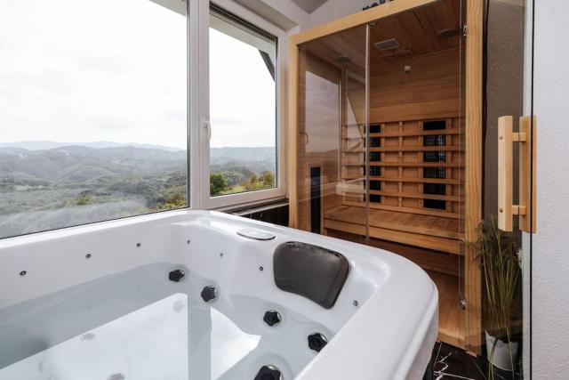 Vineyard house with sauna and jacuzzi for 2