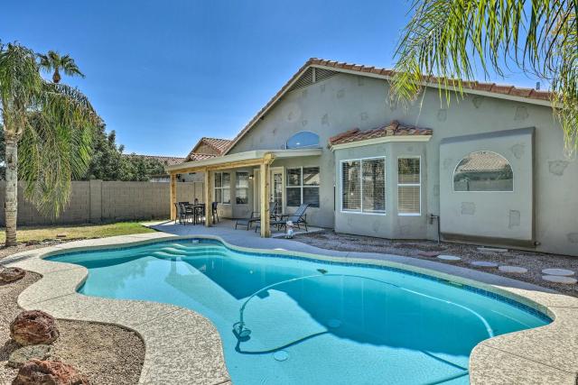 Chic Phoenix Home with Private Heated Pool and Yard!