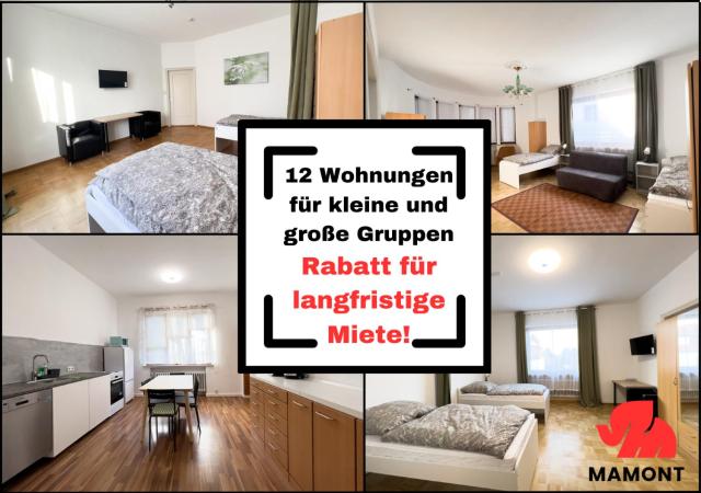 Große, helle Monteurwohnung