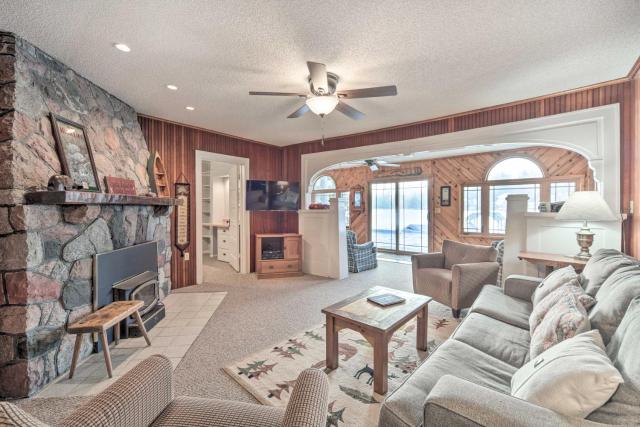 Spacious Home with Deck on Lake Chetek!