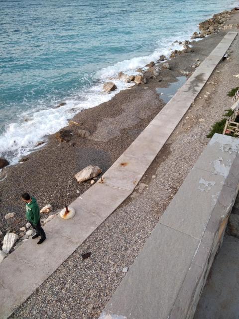 House next to the sea side