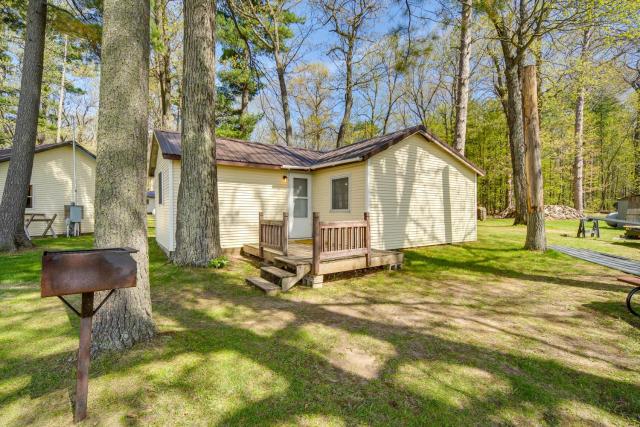 Stone Lake Cabin with Private Deck and Fire Pit!