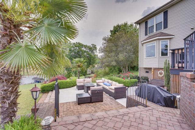 Dock and Kayaks Lakefront Roanoke Rapids Home