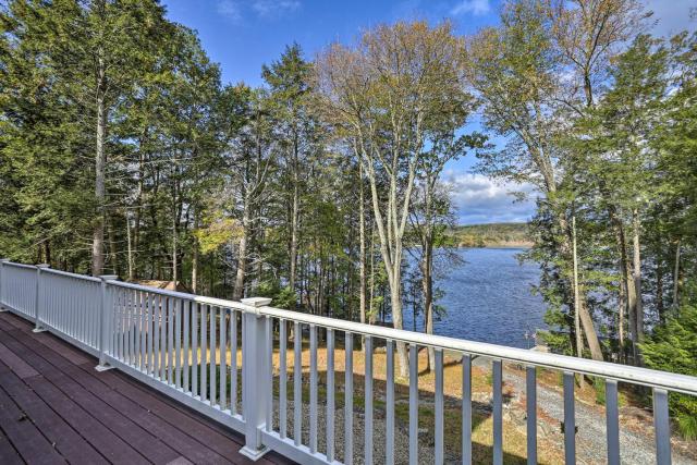 Beautiful Lakefront Retreat with Deck and Views!