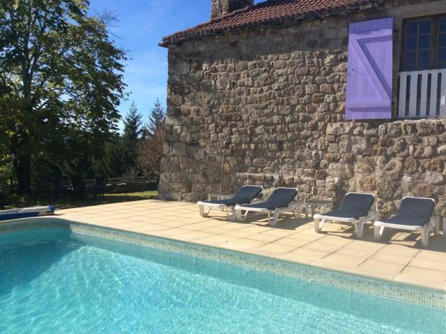 Charming Farmhouse in Cros de G orand with Swimming Pool