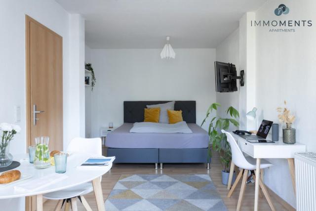 Appartement mit Netflix, Boxspringbett & Terrasse WE 17