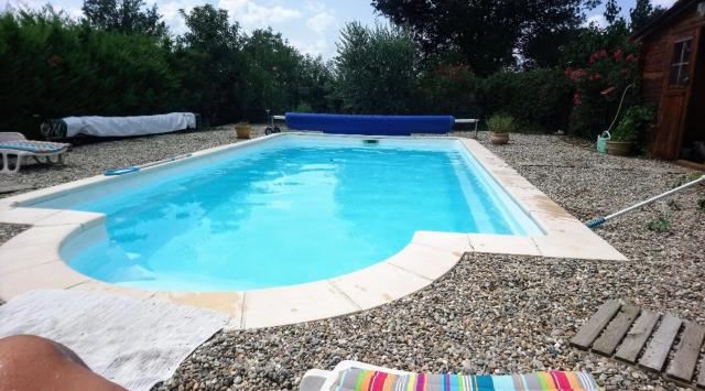 Chambre studio cuisine indépendant 2 pers piscine proche Thermes des Fumades