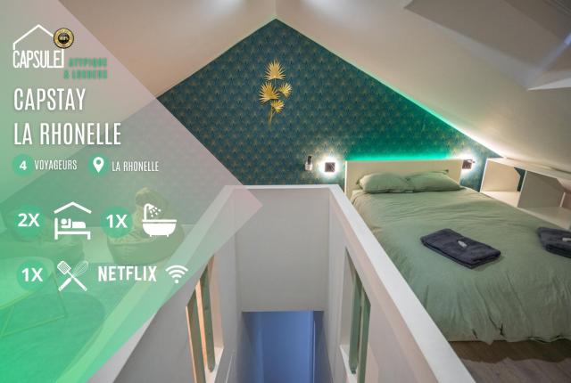 Capstay la Rhonelle - Netflix - 2 chambres - Cuisine