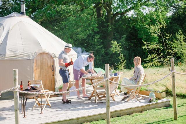 Yurtshire Fountains - Wensley Yurt