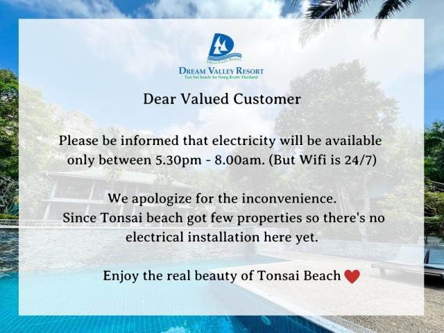 Dream Valley Resort, Tonsai Beach