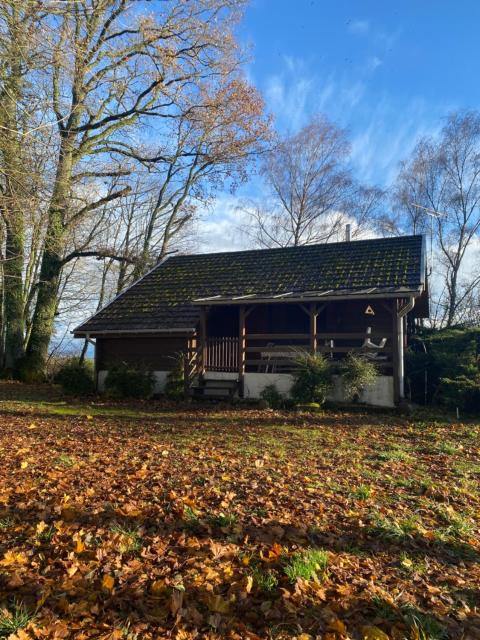 Maison 2 chambres proche Dijon chalet niché dans la nature