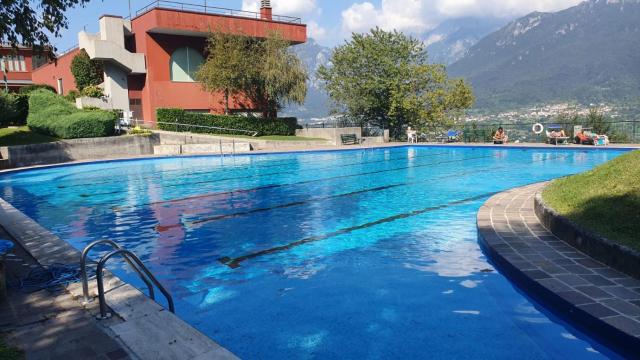 La bella vista sul lago di Como