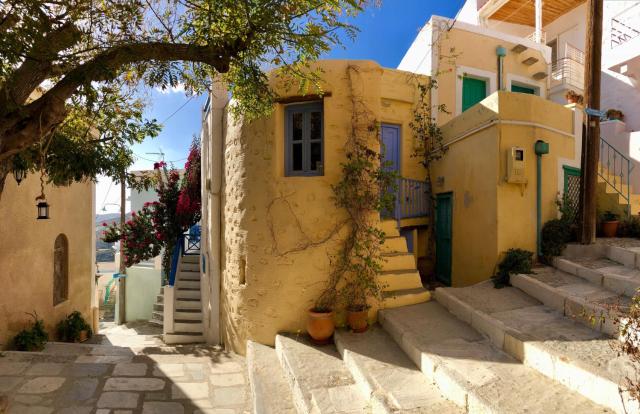 Traditional Medieval Stone house in "Ano Syros"