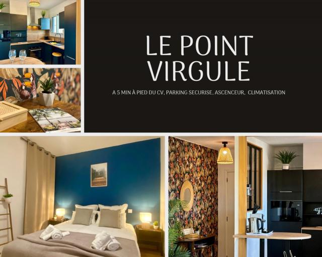 Le Point Virgule - Parking Privé - Climatisation