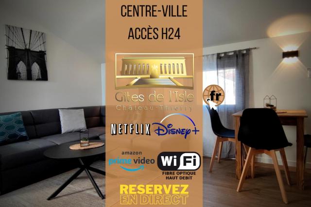 Gîtes de l'isle - WiFi Fibre - Netflix, Disney - Séjours Pro