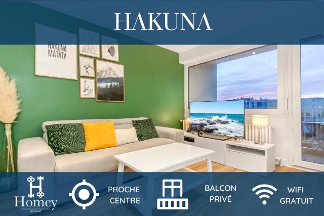 HOMEY HAKUNA - Proche centre / Balcon privé / Wifi gratuit