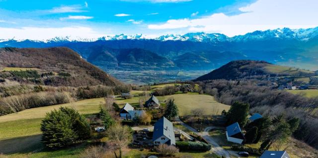 Appartement de plain-pied en montagne avec vue merveilleuse sur le massif de Belledonne