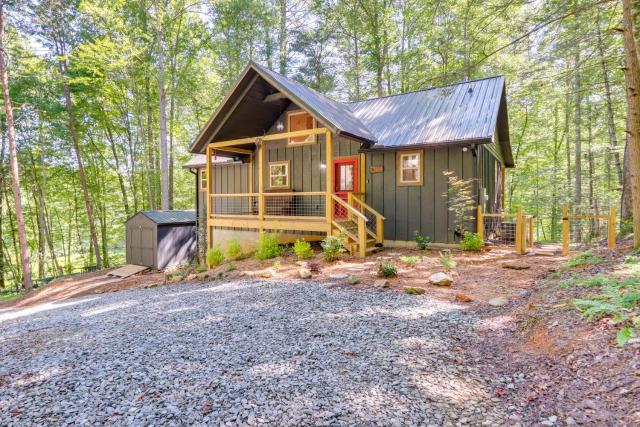 Blue Ridge Mountains Cabin with Hot Tub and Game Room!