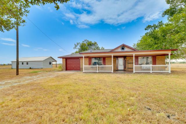 Texas Farmhouse Retreat on 10 Acres Near Austin!