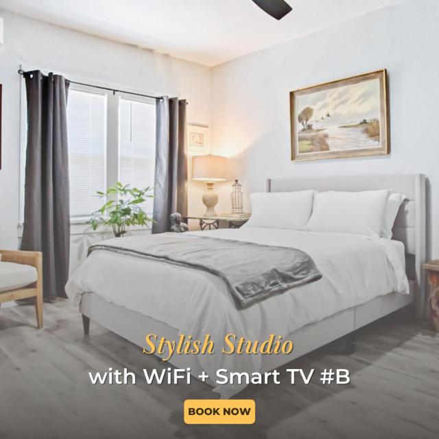 Stylish Studio With Wifi Smart Tv 34b