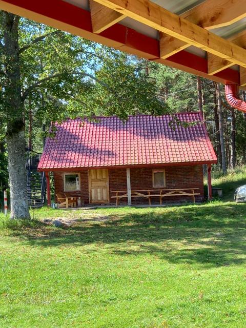 Strautmali Red House in Mazirbe