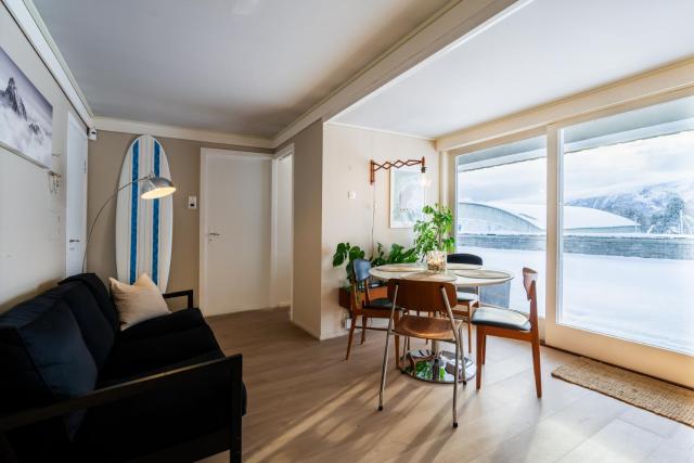 Fjord view apartment in Ålesund with free parking