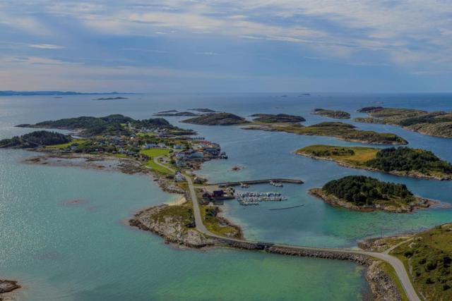 Koselig hus i det gamle fiskeværet Abelvær