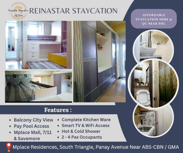 Reinastar Staycation @ Mplace Residences