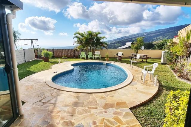 Bungalow des pensées piscine chauffée 28°