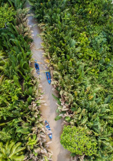 Hide Away Bungalows in Ben Tre City