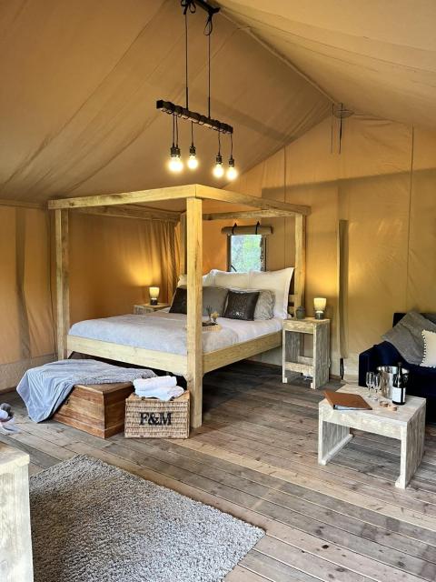 Teal Safari Tent