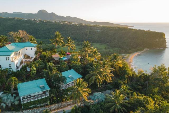 Modern 1 bed guesthouse with pool and ocean view