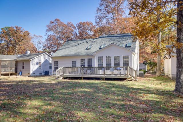 Bright Greenbackville Vacation Home with Game Room