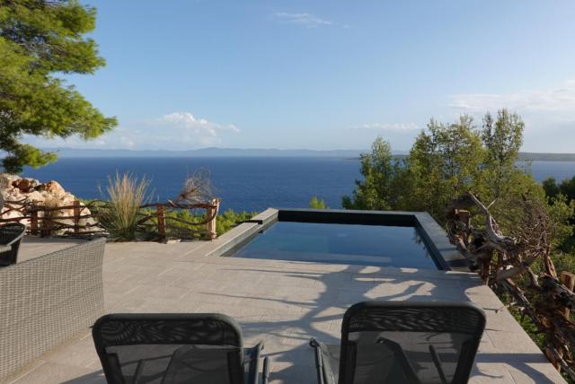 Sea view Eco house with private pool, 250m to beach - Falcon View Hvar